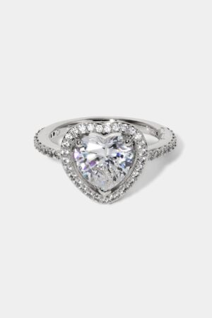 LE BISOU HALO HEART RING