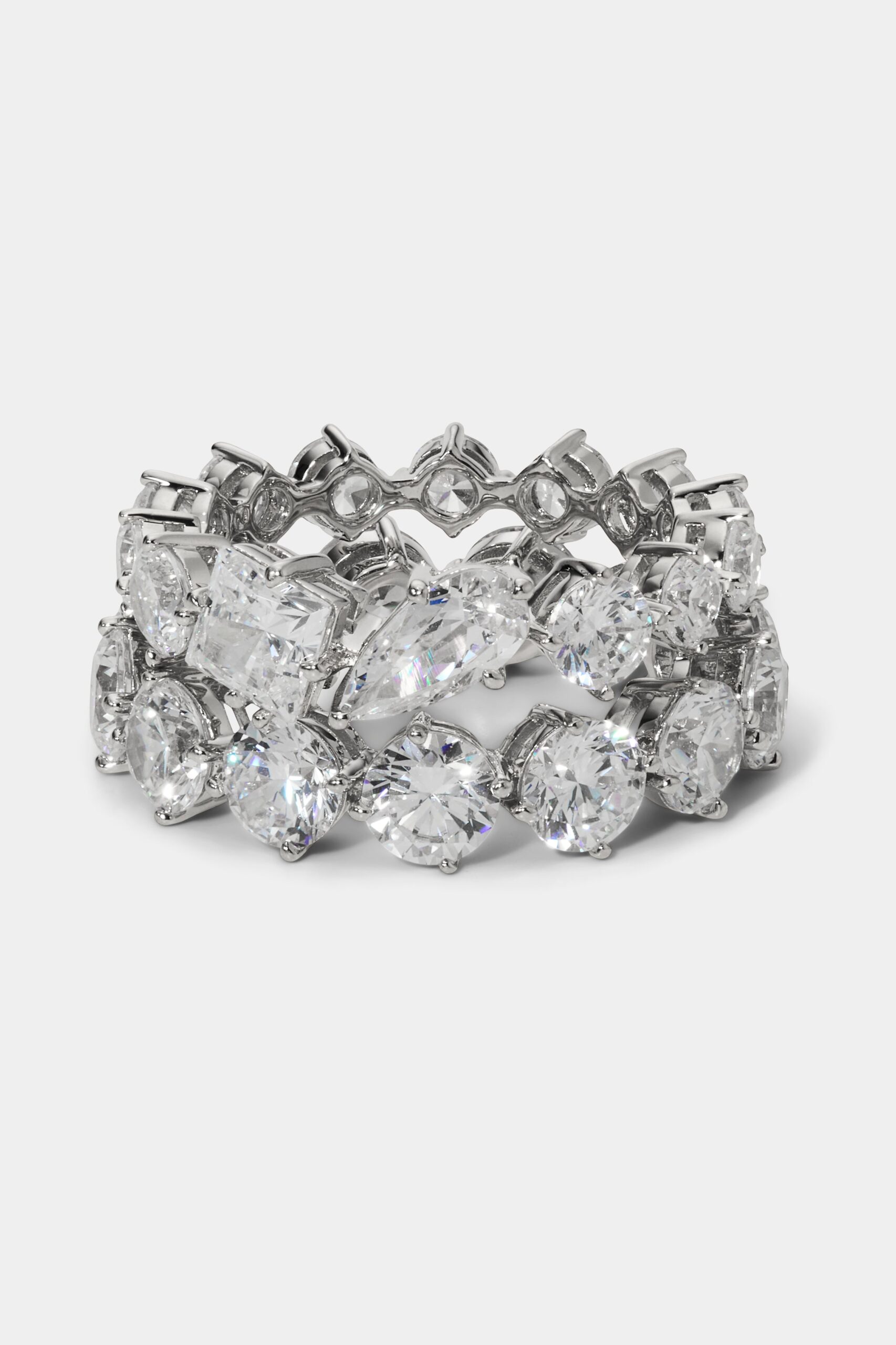 LUCIA MIXED CZ RING SET